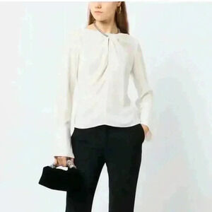 A.L.C. Skylar embellished neck-strap blouse new with defects size 10